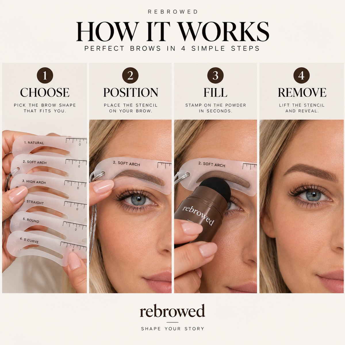 REBROWED™ Brow Shaping Set