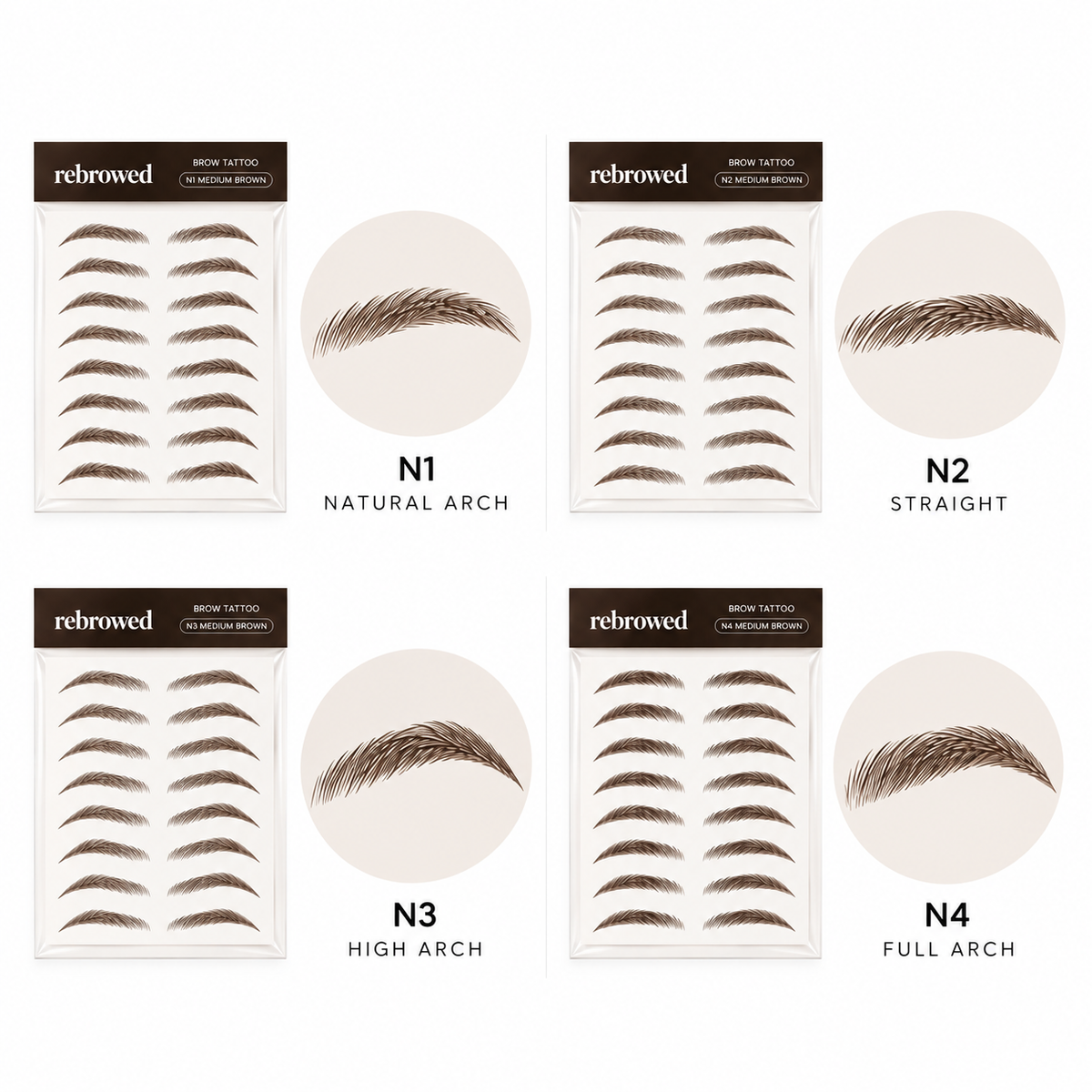 Brow Tattoo Stickers