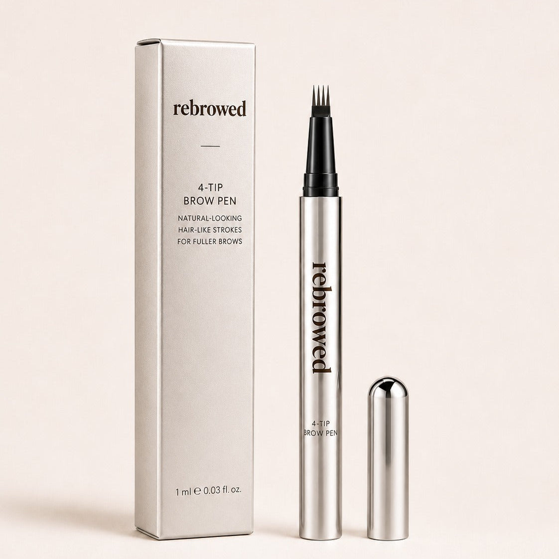 REBROWED Nano Brow Pen, waterproof 4-tip brow pen