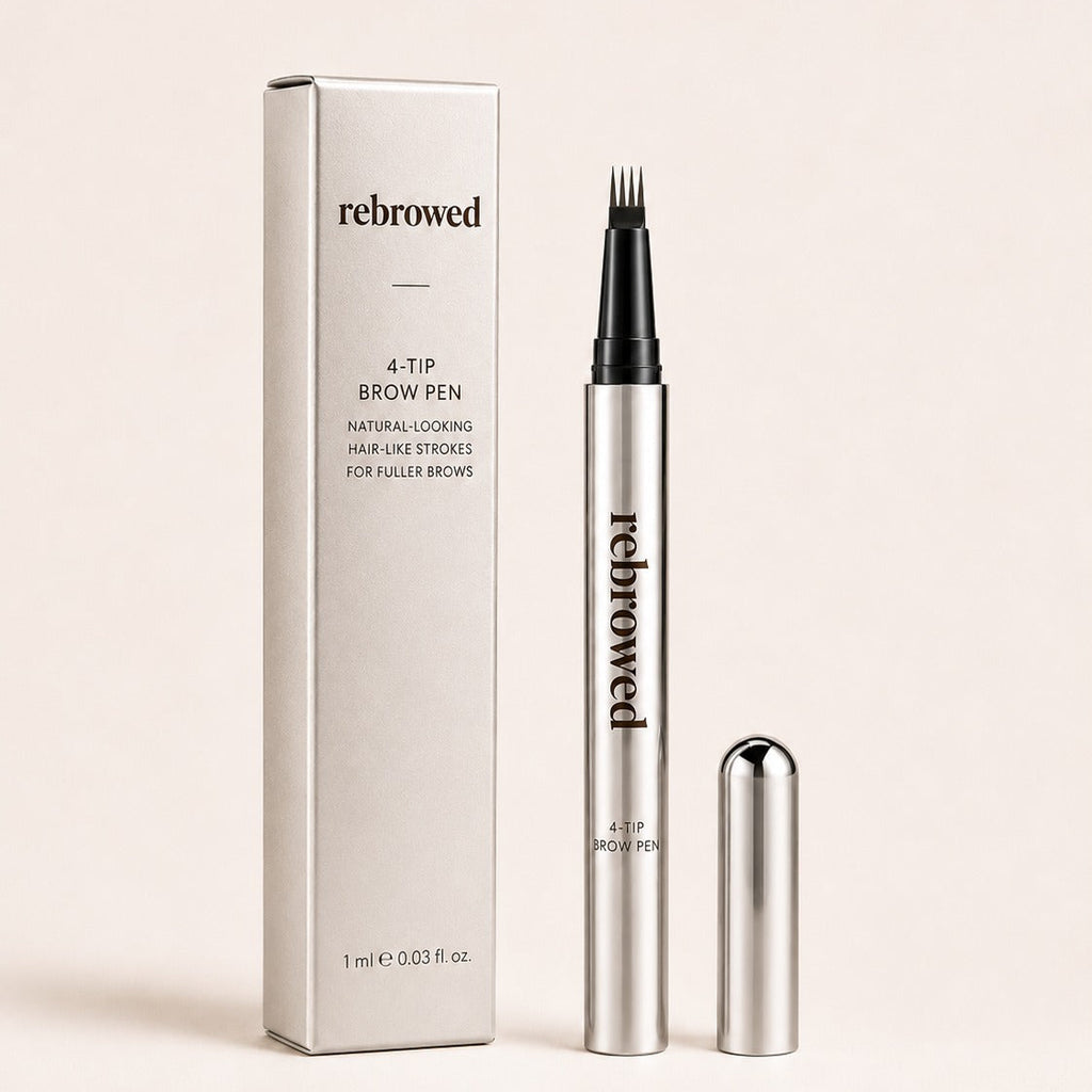 REBROWED Nano Brow Pen, waterproof 4-tip brow pen